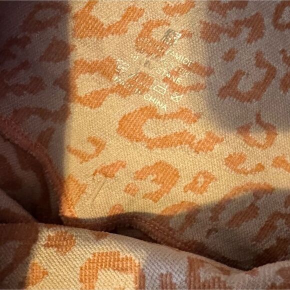 SHEIN Leopard Print Athletic Shorts - Gray, orange, Green #14 - Picture 3 of 7